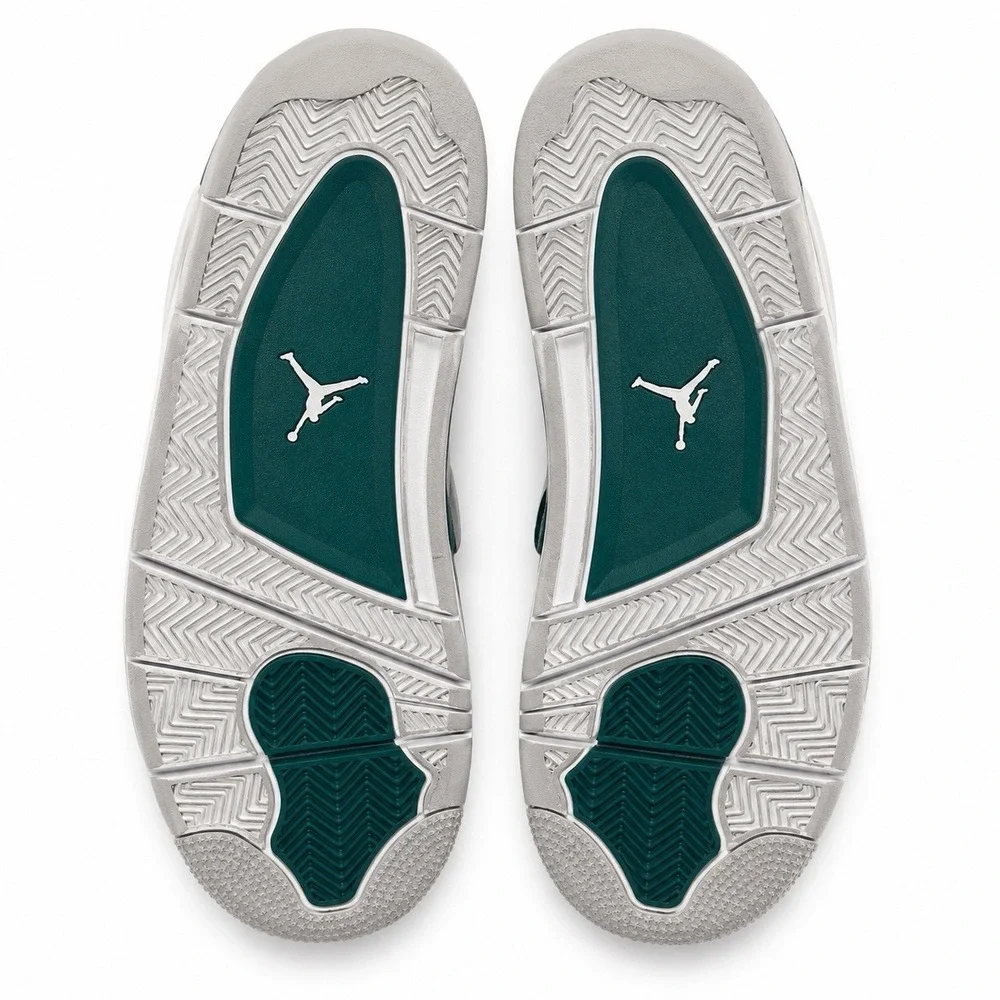 Air Jordan 4 Retro Oxidized Green Mens Size 11.5 Basketball Sneakers FQ8138-103